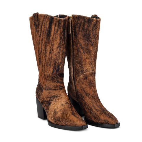 Olsson Texan Wide Calf Boot in Ponyhair