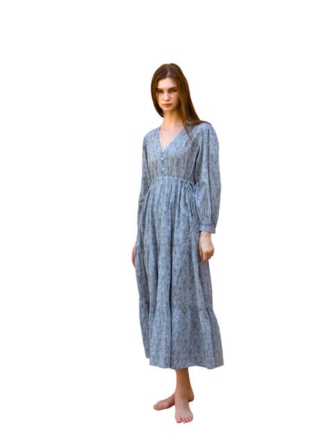 Hand-Printed Ashbury Dress