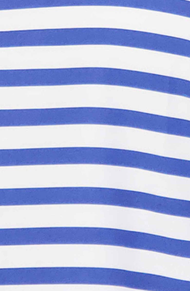 Foxcroft Mixed Stripe Cotton Sateen Button-Up Shirt, Alternate, color, Blue/ White