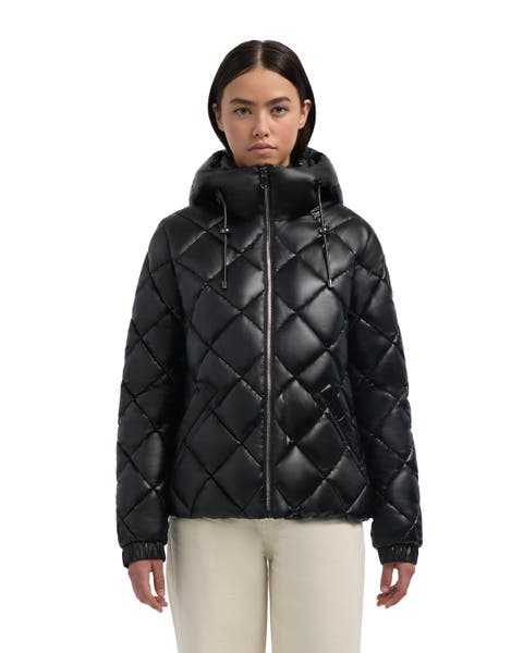 Skylynn Diamond Quilted Boxy Puffer Jacket