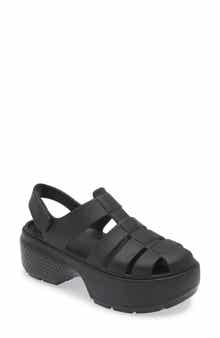 CROCS Stomp Platform Fisherman Sandal
