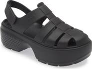 CROCS Stomp Platform Fisherman Sandal