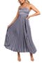 Naira Pleated Maxi Dress