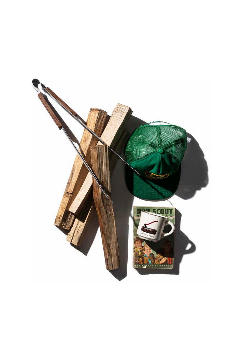 PUEBCO Fireplace Tongs, Alternate, color, Brown