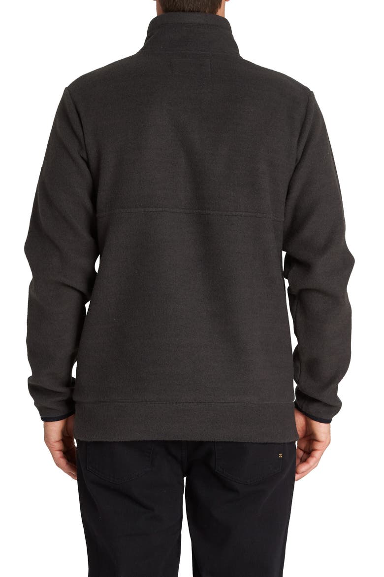 Boundary Mock Half Zip Pullover, Alternate, color, BLACK