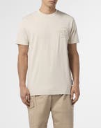 PHILIPP PLEIN Round Neck T-Shirt Raw Edge Monogram Monogram Men