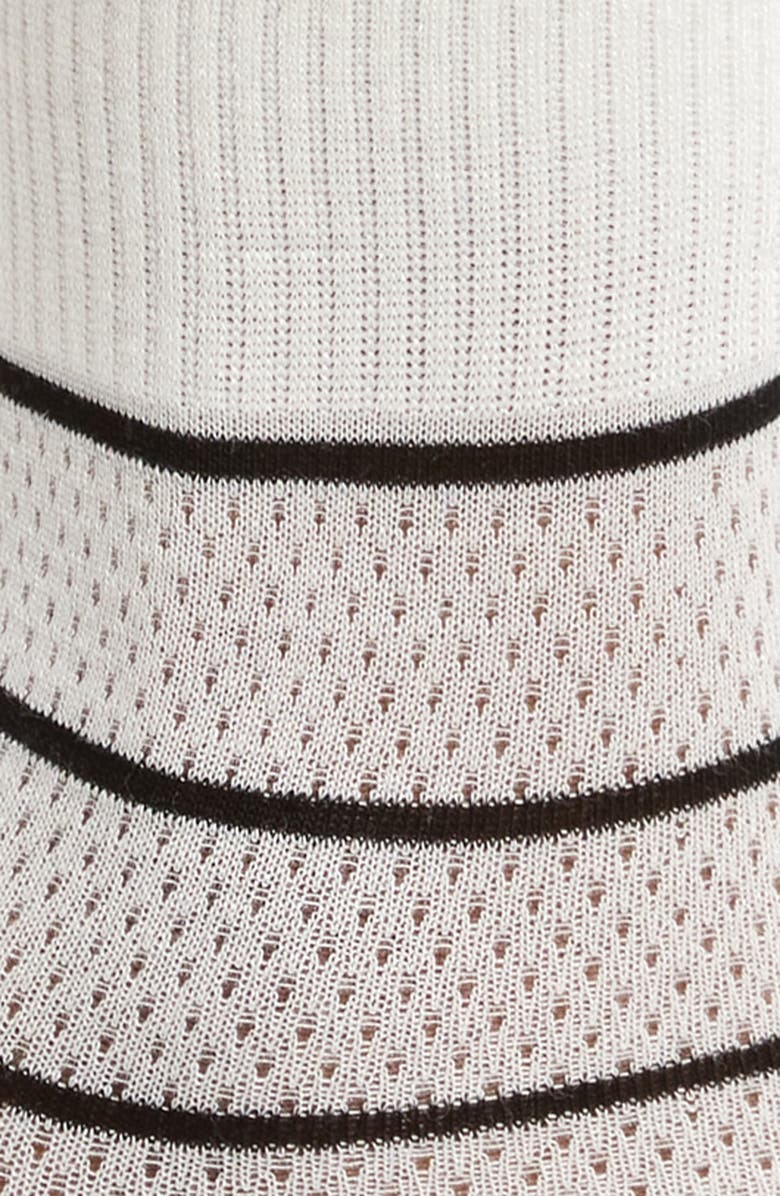 Casa Clara Carla Crew Socks, Alternate, color, White Stripe