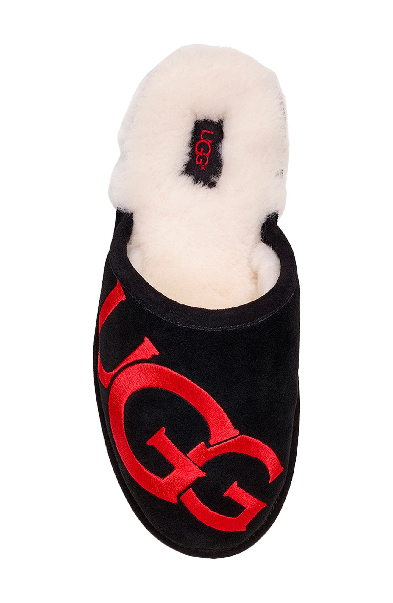 UGG<sup>®</sup> Logo Scuff Slipper, Alternate, color, 