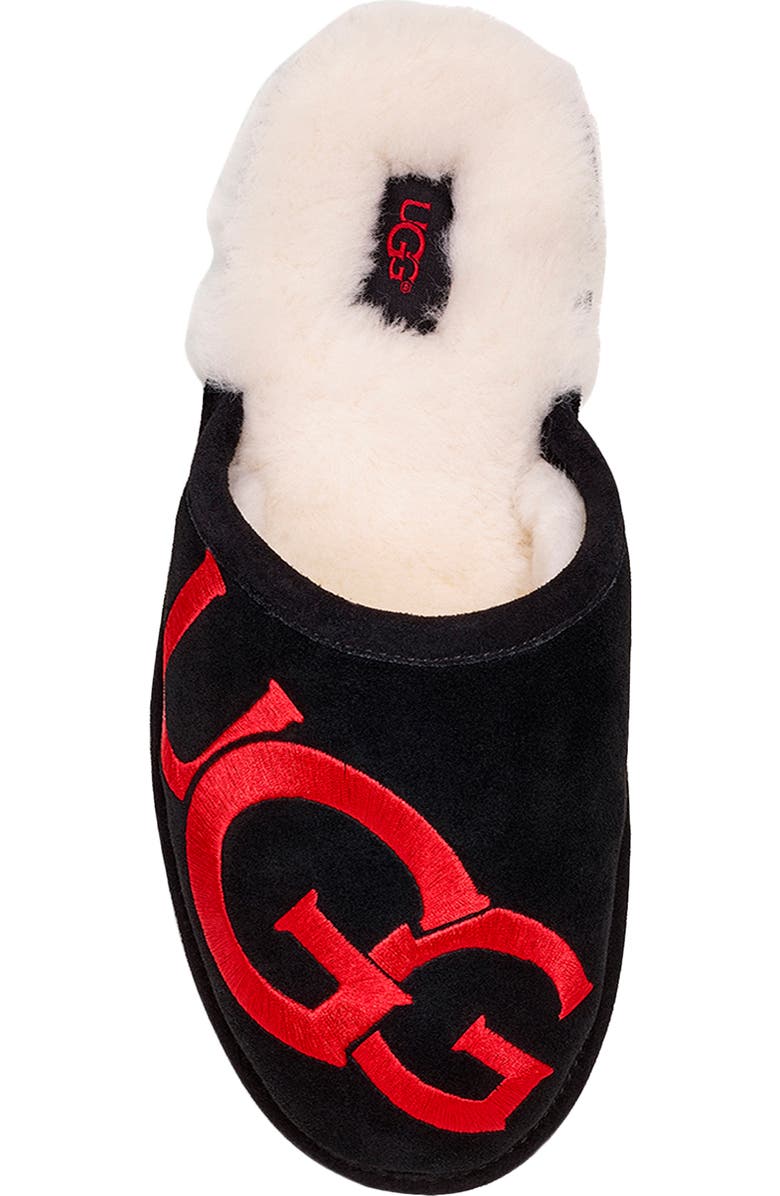 UGG<sup>®</sup> Logo Scuff Slipper, Alternate, color,
