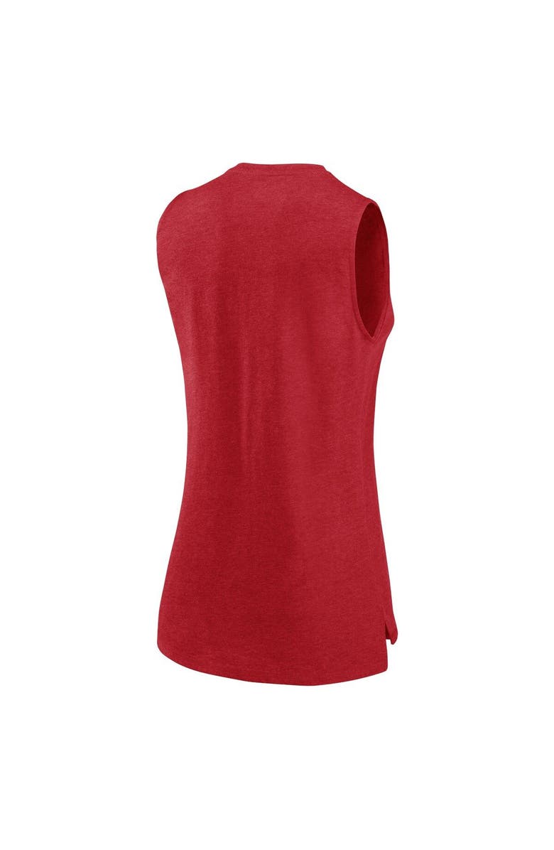 FANATICS Women's Fanatics Branded  Heather Red St. Louis Cardinals What Goes Around Tank Top, Alternate, color, 