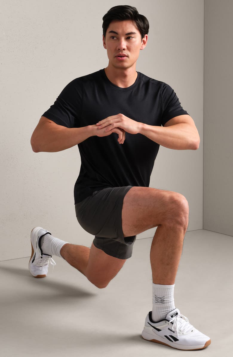 Rhone Invictus V.2 Performance T-Shirt, Alternate, color, Pure Black