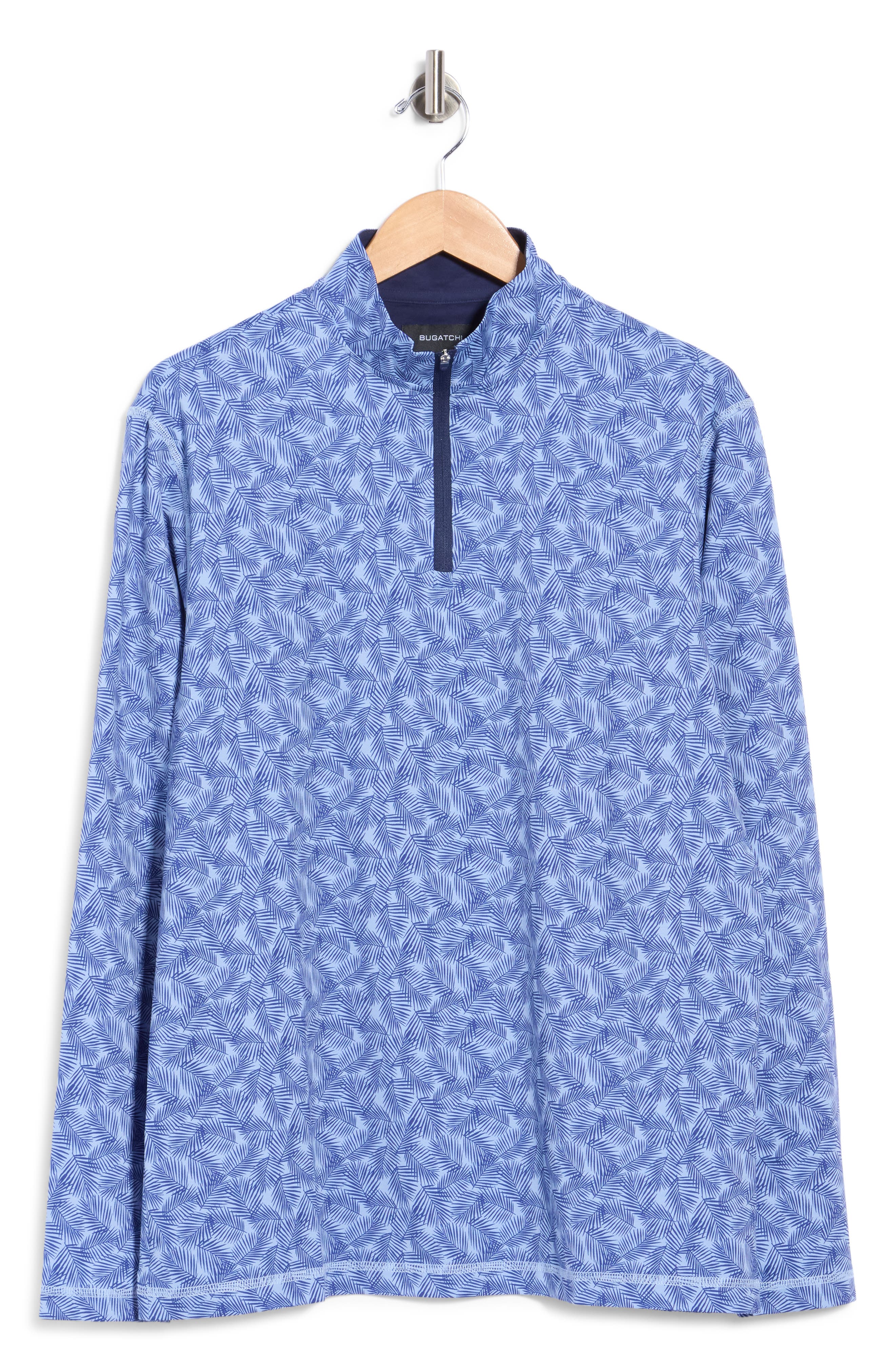 Stretch Cotton Quarter Zip Pullover
