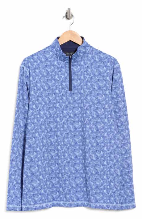 Stretch Cotton Quarter Zip Pullover