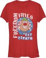 MR. POTATO HEAD Junior's Freedom Fries T-Shirt