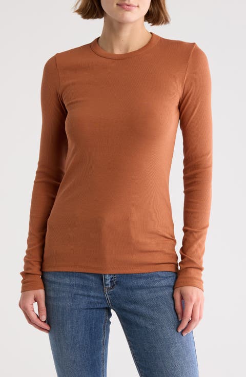 Everyday Stretch Pima Cotton Ribbed T-Shirt