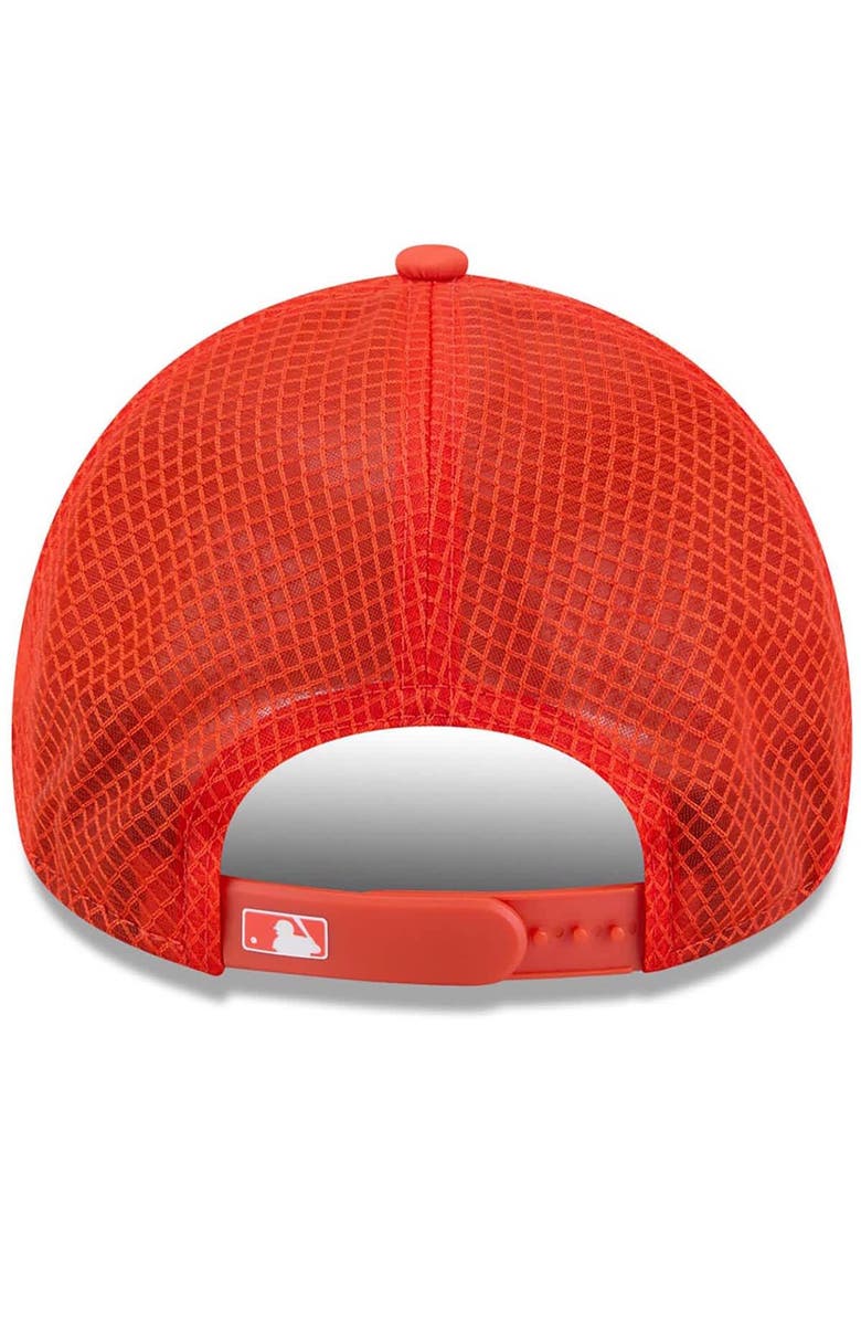 New Era Men's New Era Orange Houston Astros 2026 Batting Practice Alternate Apex 9FORTY Adjustable Hat, Alternate, color, Orange