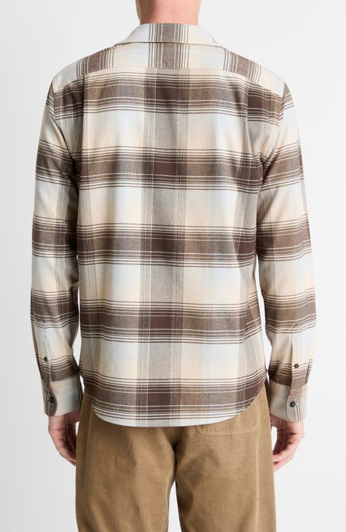 Vince Missoula Gradient Check Button-up Shirt In Multi