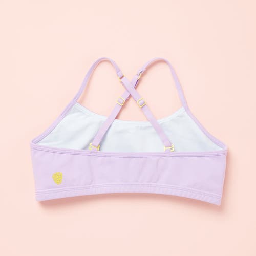 Yellowberry Ladybug Cotton Bra In Lavender