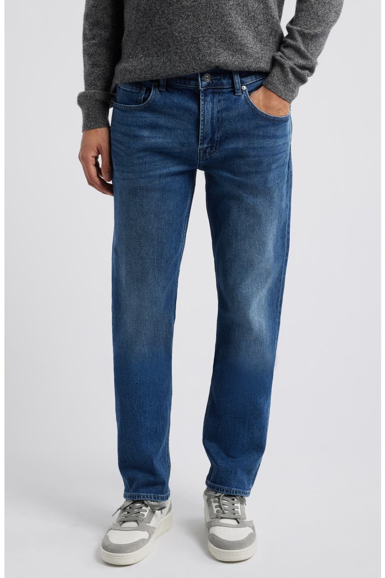 The Straight Stretch Cotton Jeans, Main, color, AMES