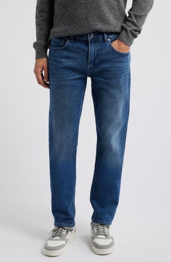 Shop 7 For All Mankind The Straight Stretch Cotton Jeans In Ames