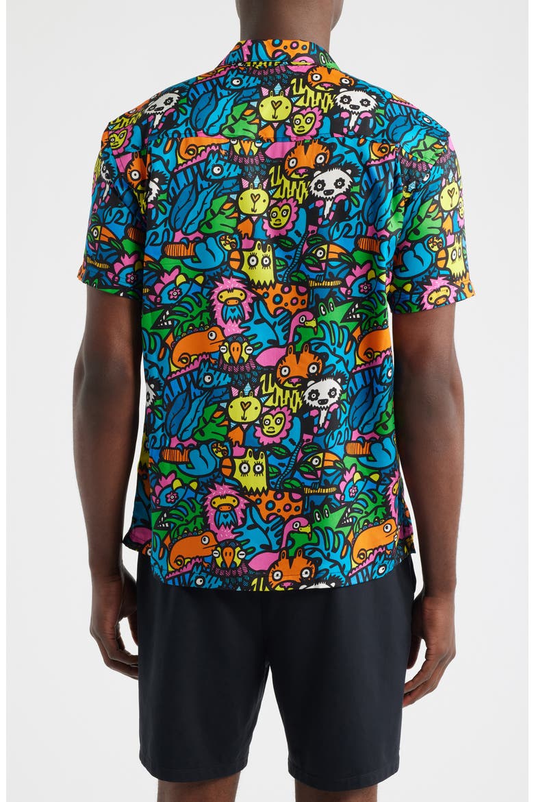 Munday Jungle Print Camp Shirt, Alternate, color, MULTI