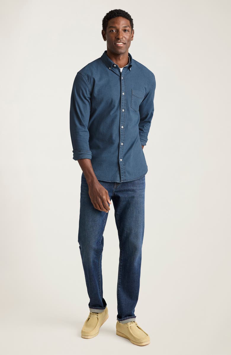 Bonobos Slim Fit Denim Button-Down Shirt, Alternate, color,