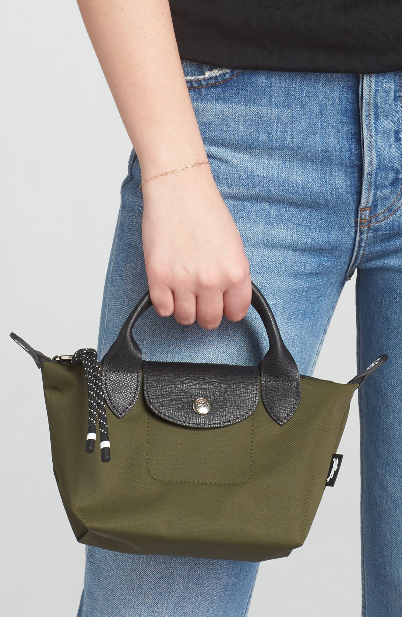 Le Pliage Extra Small Crossbody Bag, Alternate, color, KHAKI