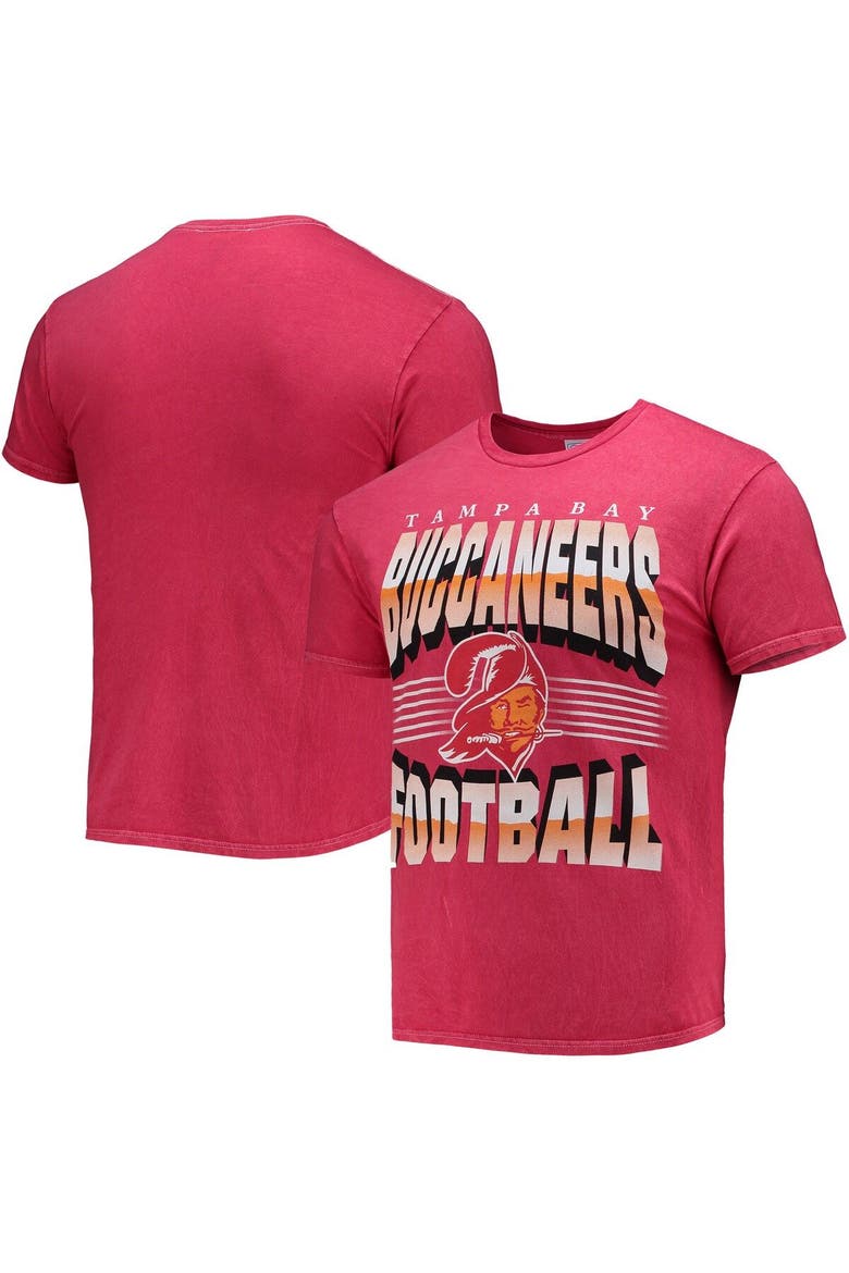 Men's '47 Red Tampa Bay Buccaneers Rocker Vintage Tubular T-Shirt, Main, color, Red