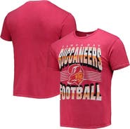 '47 Men's '47 Red Tampa Bay Buccaneers Rocker Vintage Tubular T-Shirt
