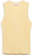 MANGO Sleeveless Rib Sweater