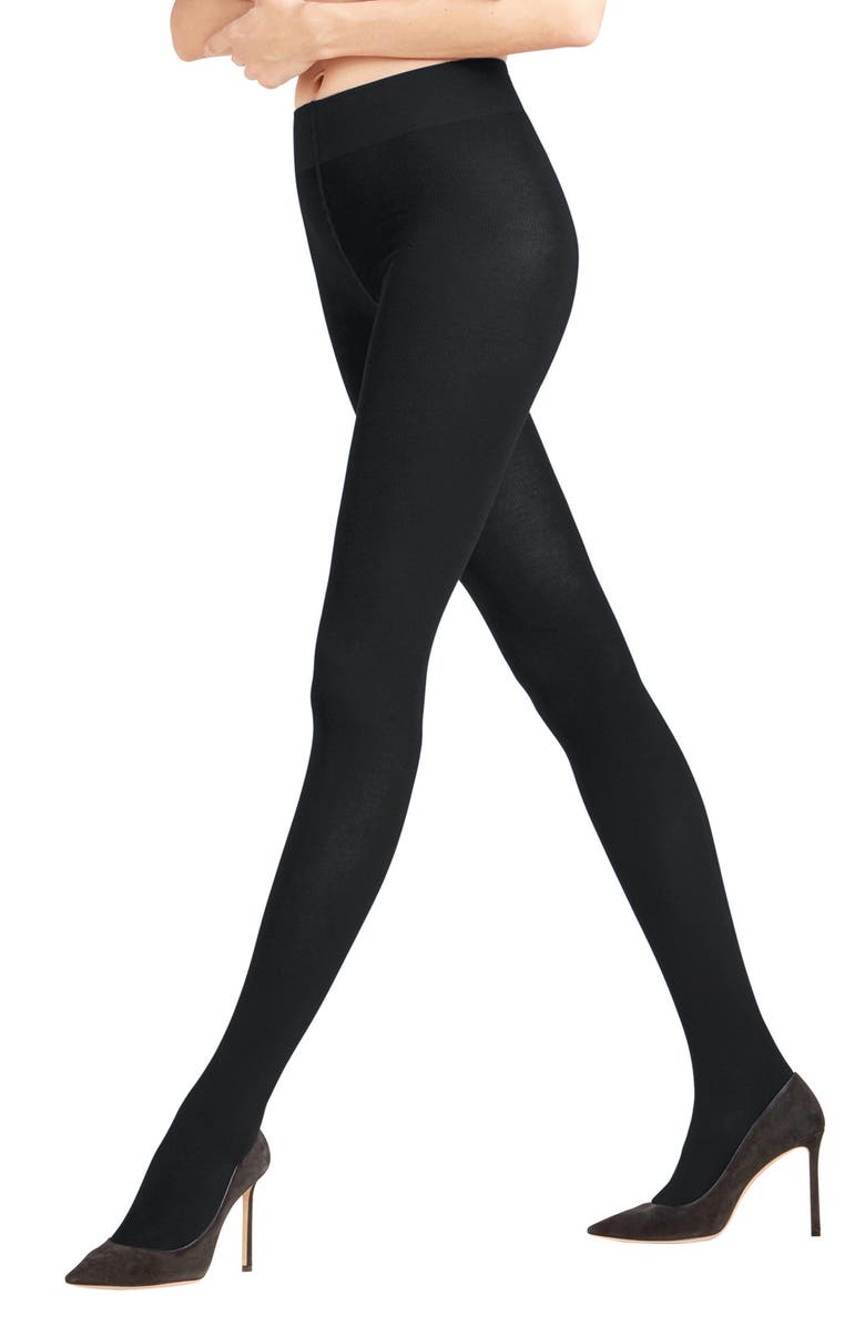 Falke Family Tights, Main, color, Black