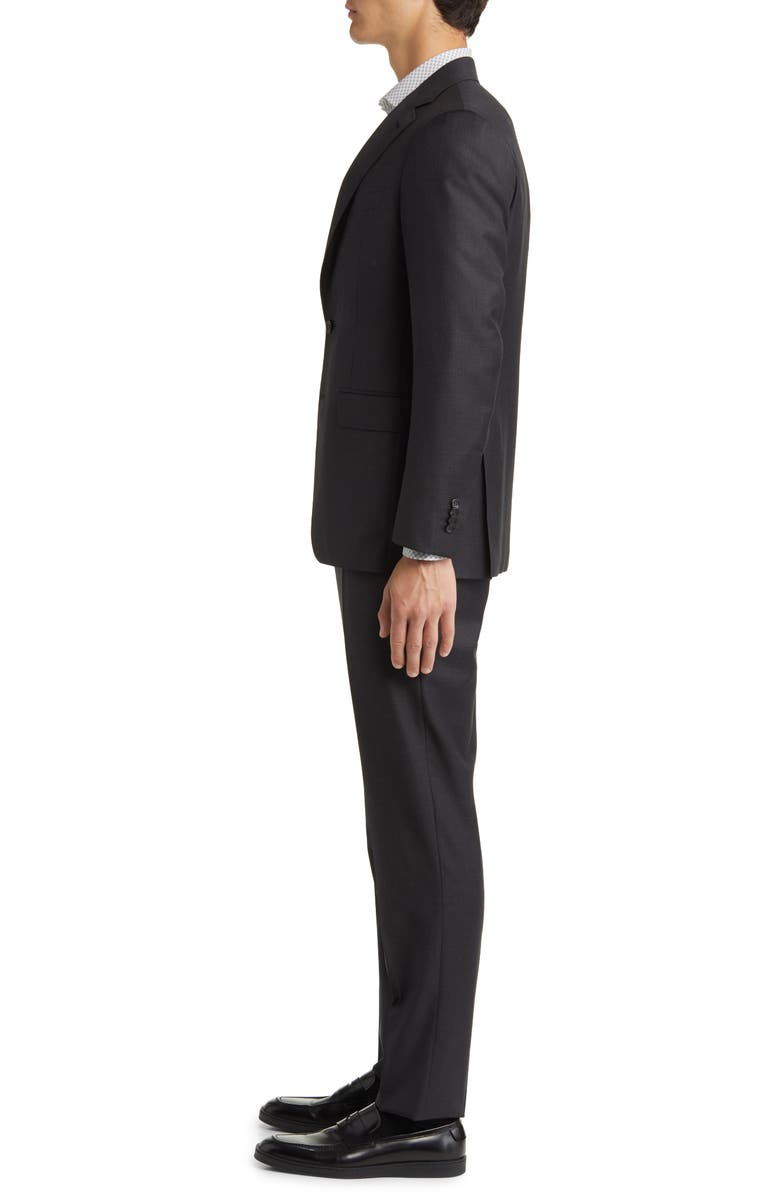 Canali Kei Trim Fit Plaid Wool Suit, Alternate, color,