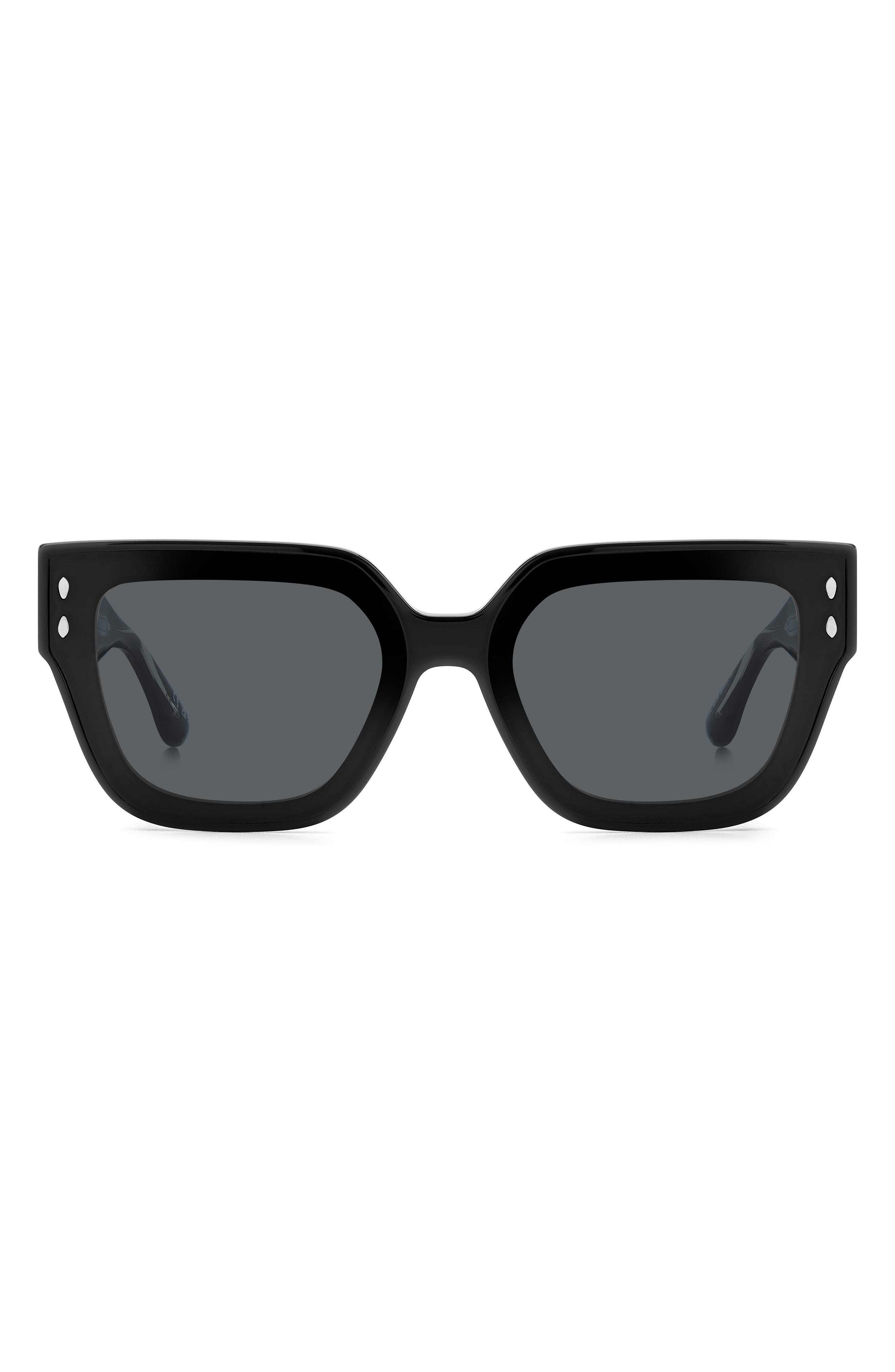 65mm Oversize Square Sunglasses