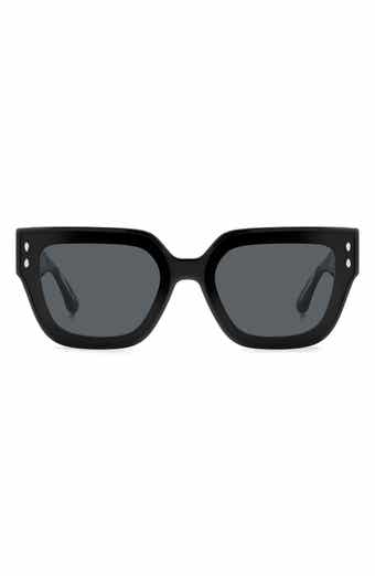 65mm Oversize Square Sunglasses