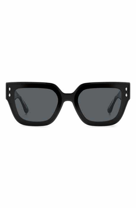 65mm Oversize Square Sunglasses