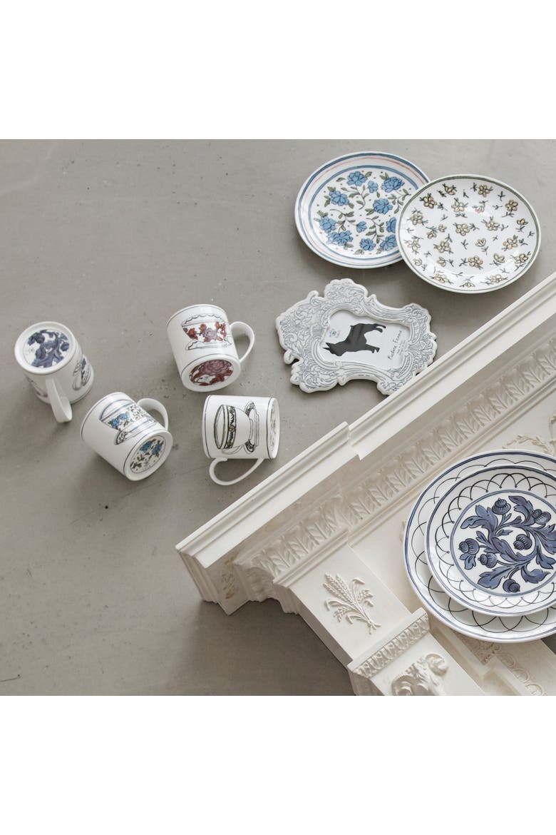 Heritage Bachelor Button Salad Plate, Alternate, color, Multi