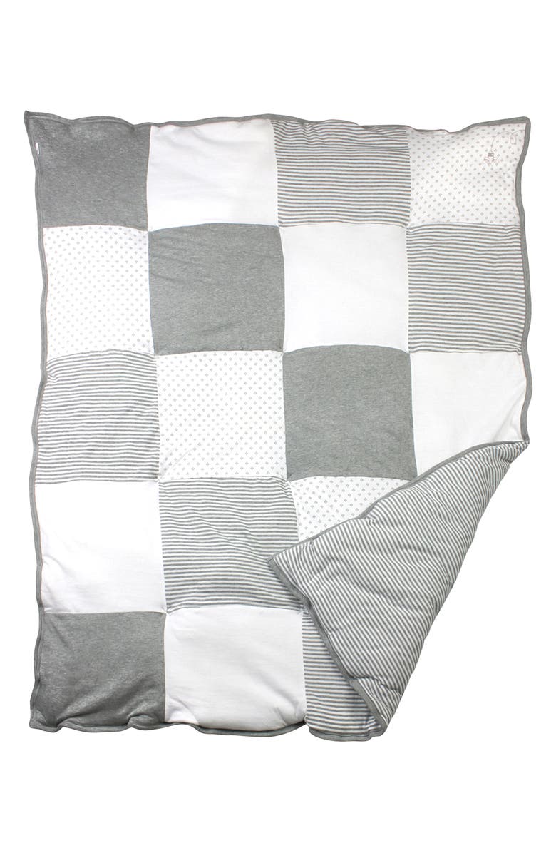 Burt's Bees Dottie Bee Reversible Quilt, Main, color, 