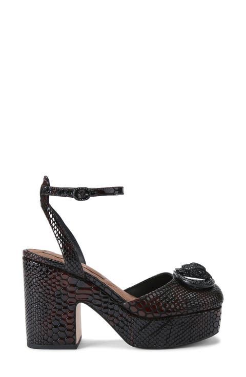 Chelsea Ankle Strap Platform Pump