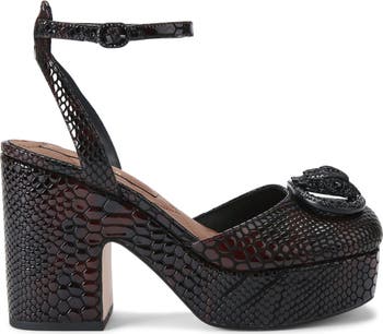 Chelsea Ankle Strap Platform Pump