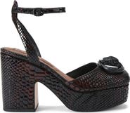 Kurt Geiger London Chelsea Ankle Strap Platform Pump