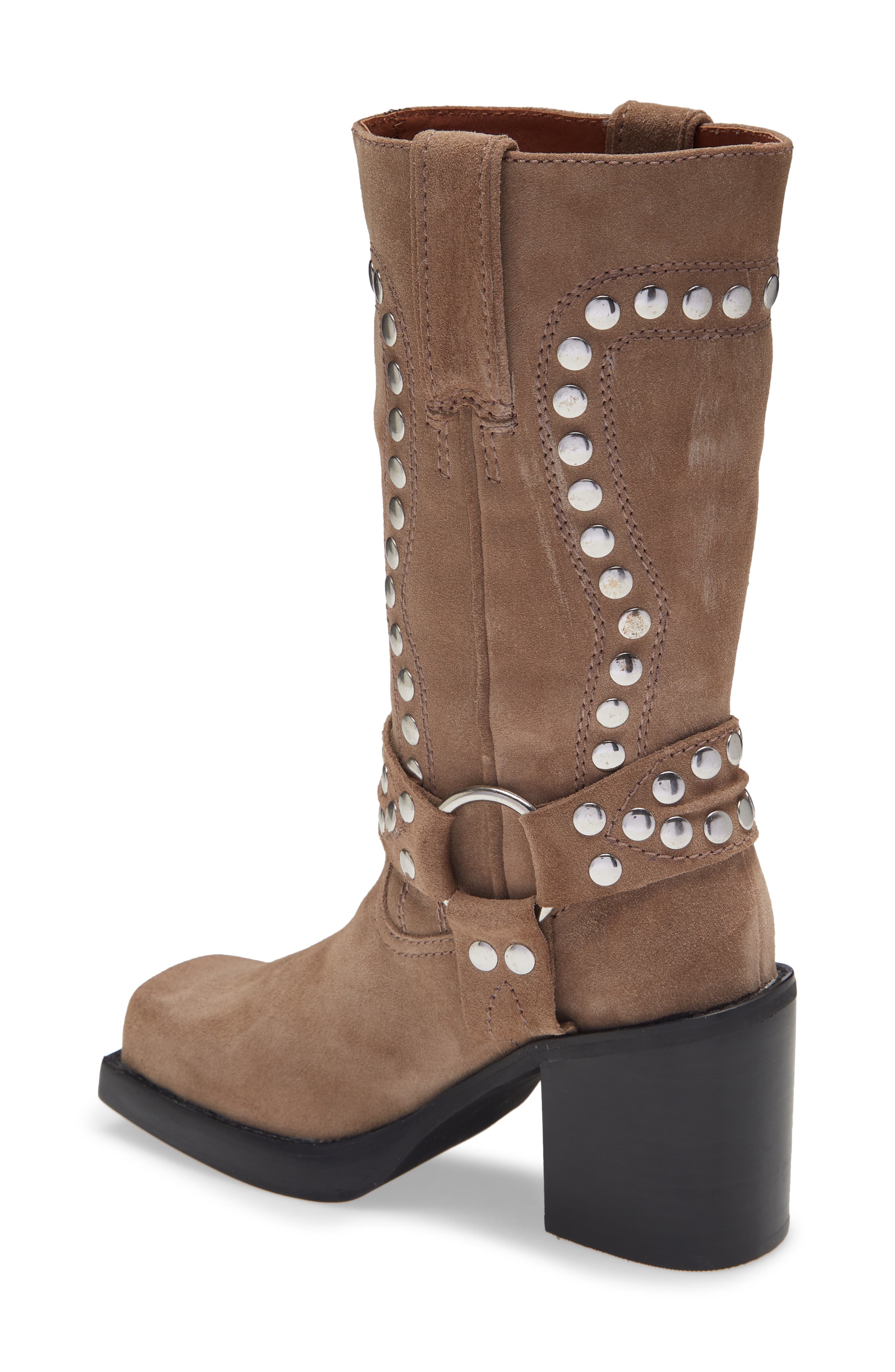 Jeffrey Campbell Juvenile Studded Western Boot, Alternate, color, 