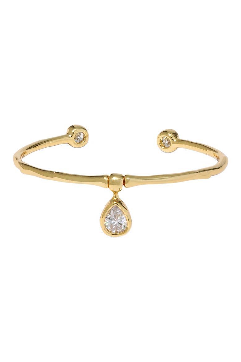 Asterales Solitaire Cubic Zirconia Cuff, Main, color, STONES