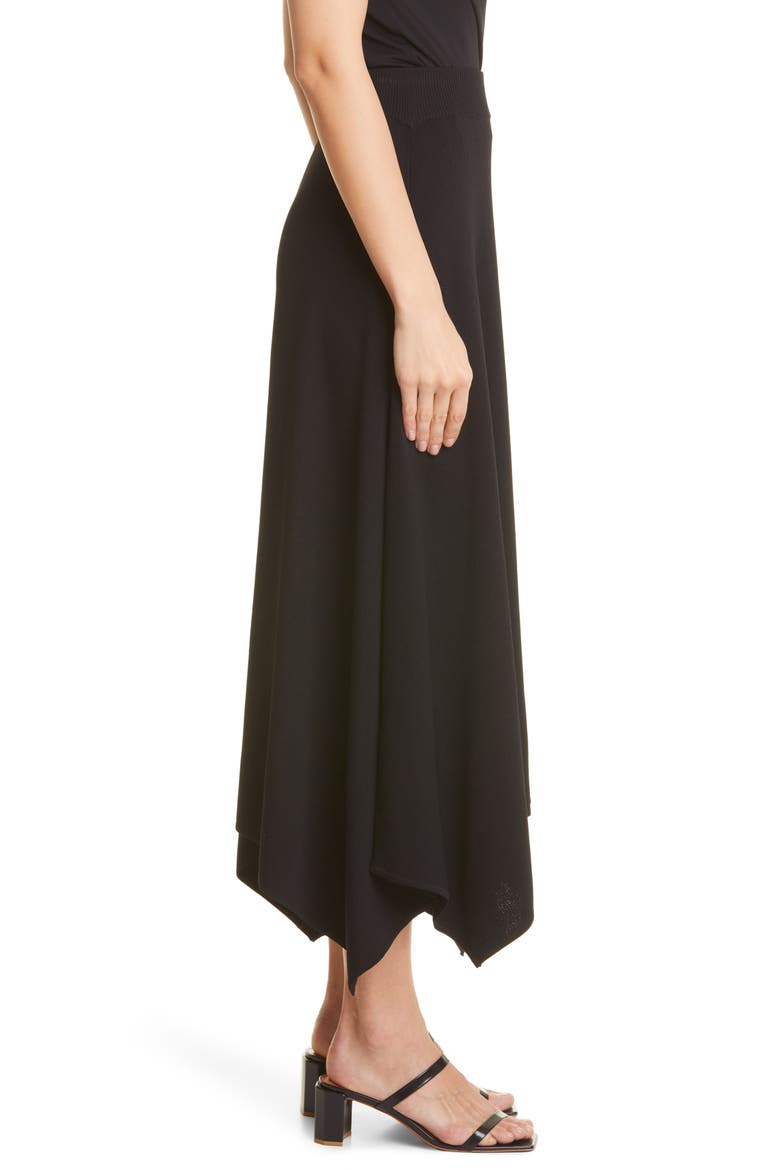 Handkerchief Skirt, Alternate, color, BLACK