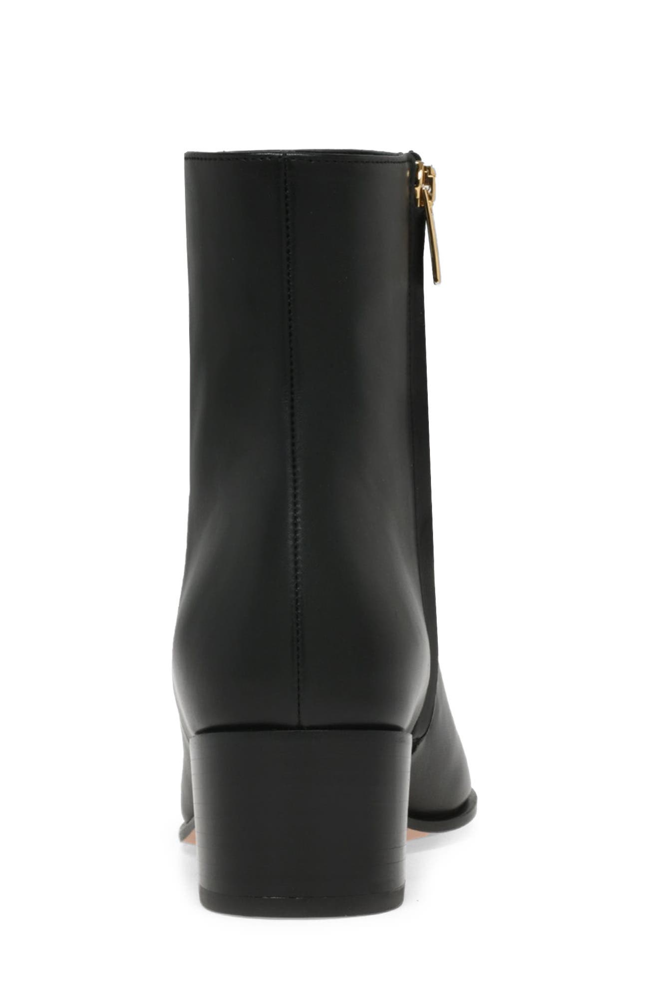 Gianvito Rossi Spencer Booties, Alternate, color, Black Calf