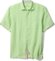Tommy Bahama Paradise Breezer Short Sleeve Linen Button-Up Shirt
