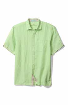 Tommy Bahama Paradise Breezer Short Sleeve Linen Button-Up Shirt