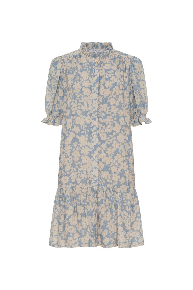 Romie Dropped Waist Mini Dress, Alternate, color, Sky Blue