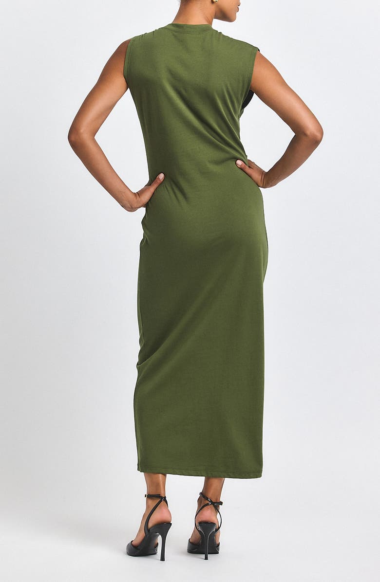 Derek Lam 10 Crosby Evelise Embelllished Twist One-Shoulder Cotton Dress, Alternate, color, 