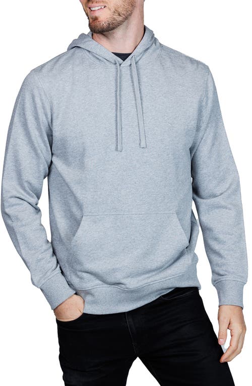 Tailorbyrd Cotton French Terry Hoodie In Gray