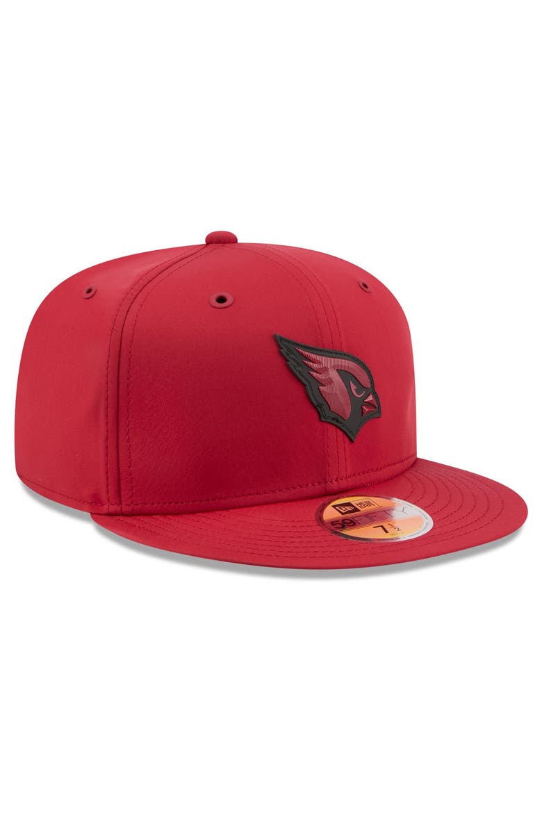 Men's New Era Cardinal Arizona Cardinals 2026 Sideline 59FIFTY Fitted Hat, Alternate, color, Cardinal